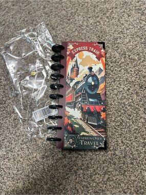 Express Train Wizards Only Travel Notebook - Red & Black